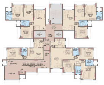 Project Image of 302.04 - 1774.0 Sq.ft 1 RK Apartment for buy in Aakash Golden Jubilee Heights