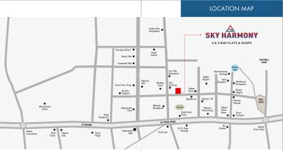 Project Image of 620.43 - 859.39 Sq.ft 2 BHK Apartment for buy in Balaji Sky Harmony