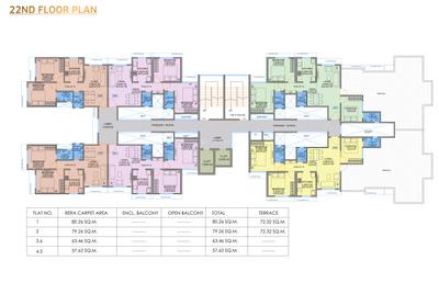 Project Image of 683.0 - 926.0 Sq.ft 2 BHK Apartment for buy in Heena Ashish