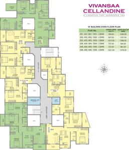 Project Image of 739.0 - 1112.0 Sq.ft 2 BHK Apartment for buy in Viijcon The Vivansaa Cellandine