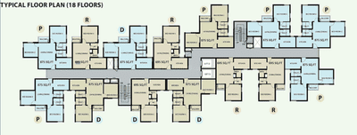 Project Image of 575.0 - 1320.0 Sq.ft 1 BHK Apartment for buy in Arun Excello Temple Green Heights