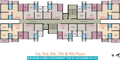 Project Image of 351.0 - 495.0 Sq.ft 1 BHK Apartment for buy in Namrata Ecocity 2