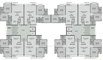 Project Image of 665.53 - 699.98 Sq.ft 2 BHK Apartment for buy in Shreeji Shantanu Green Plot No 1