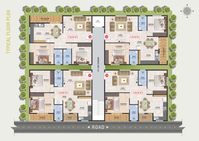 Project Image of 948.0 - 988.0 Sq.ft 2 BHK Apartment for buy in Advaith Serenity