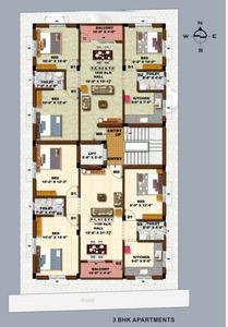 Project Image of 847 Sq.ft 2 BHK Apartment / Flat for sale in Nanmangalam for Rs. 4900000