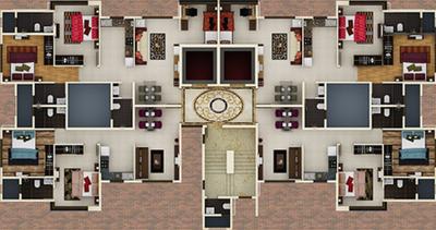 Project Image of 415.0 - 744.0 Sq.ft 2 BHK Apartment for buy in Matra Jasoda Chsl Aryaman Metropolis