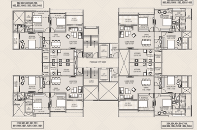 Project Image of 1642 Sq.ft 3 BHK Apartment / Flat for sale in Ravet for Rs. 14911222