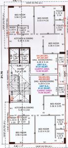 Project Image of 0.0 - 806.32 Sq.ft 3 BHK Apartment for buy in SMJ Muktajeevan Ecstasy