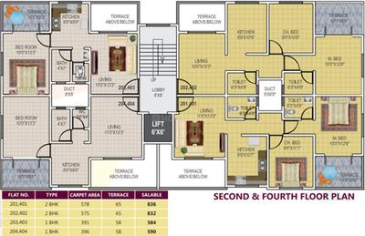 Project Image of 391.0 - 578.0 Sq.ft 1 BHK Apartment for buy in Geet Govind Muktai Aangan Phase II
