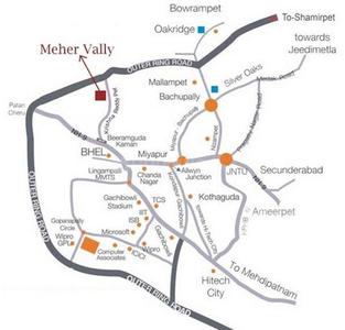 Kiran Brindavan Location Plan 1