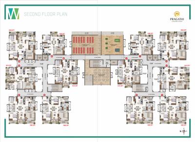 Project Image of 1260.0 - 2045.0 Sq.ft 2 BHK Apartment for buy in Pragathi Western Square
