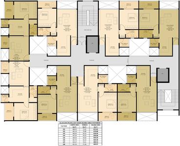 Project Image of 437.0 - 453.0 Sq.ft 1 BHK Apartment for buy in Sarvesh Nakashtra Angan A