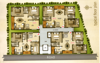 Rakshitha Residency Cluster Plan 1
