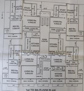 Project Image of 455.74 - 490.3 Sq.ft 2 BHK Apartment for buy in Amardeep Prarthna Residency