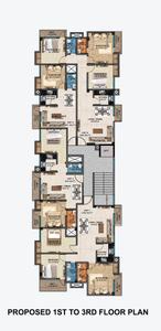 ABS Daffodil ABS Daffodil Cluster Plan from 1st to 3rd Floor 1