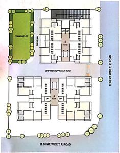 Project Image of 624.31 - 906.75 Sq.ft 2 BHK Apartment for buy in H J Satyagrah Life Style