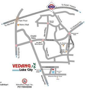 Project Image of 320.12 - 638.0 Sq.ft 1 BHK Apartment for buy in Lake City VED 3
