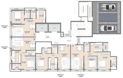 Project Image of 425 Sq.ft 1 BHK Apartment / Flat for sale in Malad West for Rs. 11000000