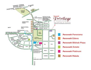Project Image of 936.46 - 1216.32 Sq.ft 2 BHK Apartment for buy in Parsvnath Privilege Phase IV
