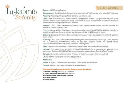 Project Image of 2012.0 - 2399.0 Sq.ft 3 BHK Apartment for buy in Lakshmi Serenity
