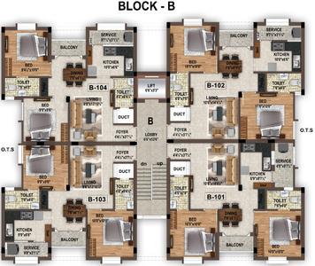 Project Image of 349.5 - 885.55 Sq.ft 2 BHK Apartment for buy in Optima Diamond