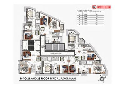 Project Image of 276.0 - 943.0 Sq.ft 1 RK Apartment for buy in Naminath Onyx