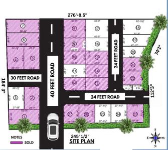 Project Image of 785.0 - 1530.0 Sq.ft Residential Plot Plot for buy in JBM Jain Nagar