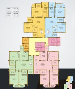 Project Image of 1200.0 - 1575.0 Sq.ft 2 BHK Apartment for buy in ABAD New Dale