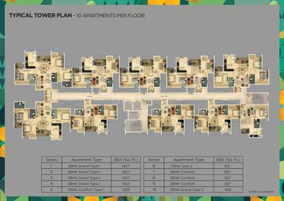 Project Image of 539.0 - 1914.0 Sq.ft 1 BHK Apartment for buy in Provident Ecopolitan