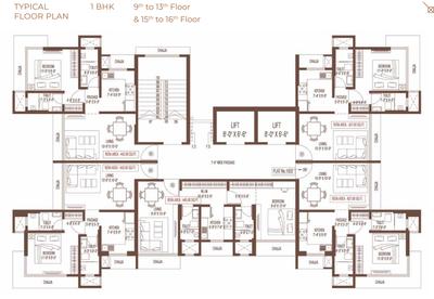 Project Image of 427.0 - 661.98 Sq.ft 1 BHK Apartment for buy in Skyline Emmanuel