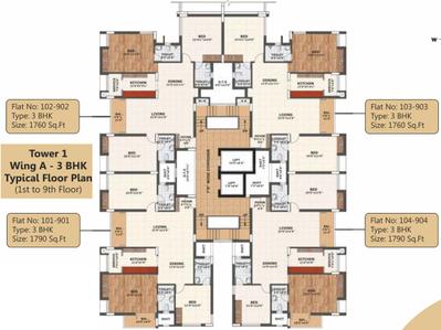 Project Image of 610.0 - 1790.0 Sq.ft 1 BHK Apartment for buy in Prince Highlands