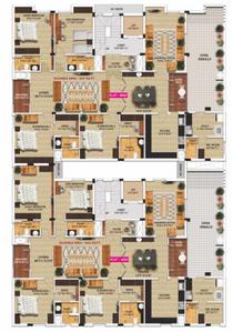 Project Image of 0.0 - 1896.0 Sq.ft 3 BHK Apartment for buy in Nahar Jasoda