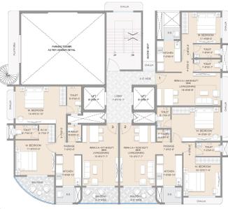 Project Image of 446.08 - 817.48 Sq.ft 1 BHK Apartment for buy in AIM Heritage