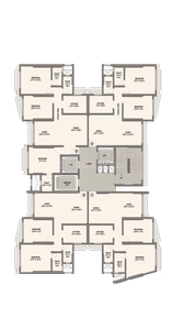 Project Image of 0.0 - 741.0 Sq.ft 2 BHK Apartment for buy in Gurukrupa Marina Enclave Wings M N Phase ll