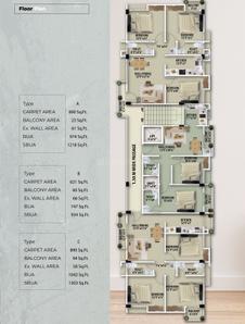 Project Image of 934.0 - 1303.0 Sq.ft 2 BHK Apartment for buy in Vijaya Residency