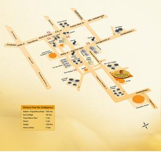 Project Image of 1565.0 - 1609.0 Sq.ft 3 BHK Apartment for buy in ABAD Daffodil Gardens