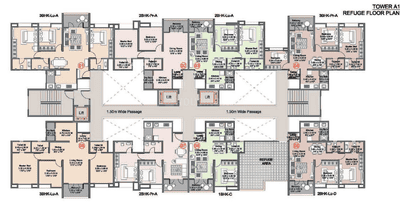 Project Image of 696.0 - 989.0 Sq.ft 2 BHK Apartment for buy in Kohinoor Riverdale 