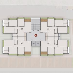 Project Image of 849.16 - 968.0 Sq.ft 3 BHK Apartment for buy in Swastik Vivanta