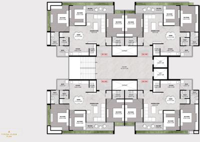 Project Image of 1084.79 - 1420.41 Sq.ft 3 BHK Apartment for buy in Nirman Bliss