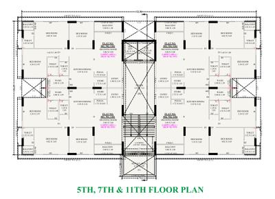 Project Image of 0.0 - 1165.52 Sq.ft 3 BHK Apartment for buy in Shivala Shivansh Sparsh
