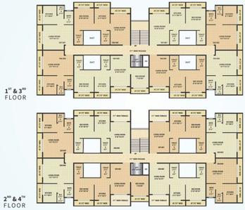 Project Image of 287.0 - 508.0 Sq.ft 1 RK Apartment for buy in Vrishti Srishti Vihar