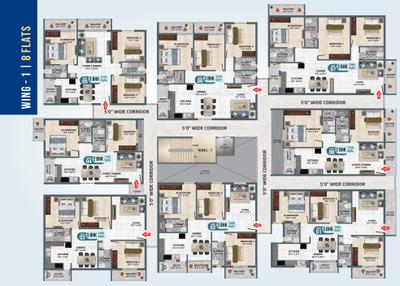 Project Image of 1105.0 - 1770.0 Sq.ft 2 BHK Apartment for buy in Sri Sai Nandana Regal