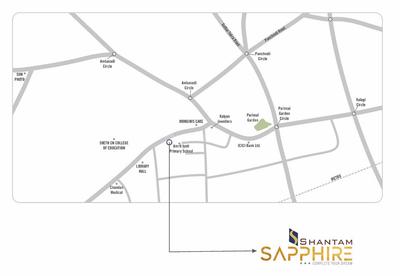 Project Image of 699.22 - 796.1 Sq.ft 3 BHK Apartment for buy in Mahavir Shantam Sapphire