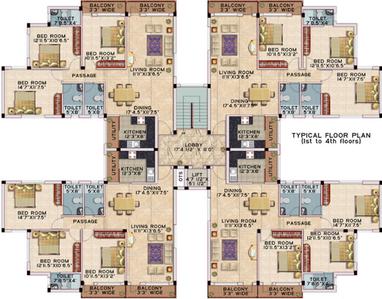 Project Image of 1100.0 - 1487.0 Sq.ft 2 BHK Apartment for buy in Deccan All Seaons