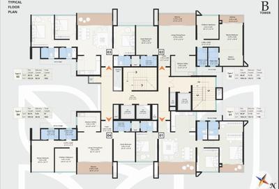 Project Image of 1042.0 - 1190.0 Sq.ft 3 BHK Apartment for buy in Swaraj 54 Flores Drive Phase 1