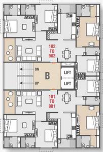Project Image of 2250.0 - 2610.0 Sq.ft 3 BHK Apartment for buy in Radhe Heights