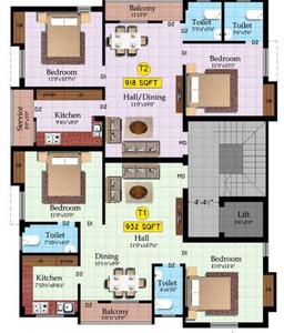 Project Image of 918.0 - 1850.0 Sq.ft 2 BHK Apartment for buy in Maha Mangalam Nivas