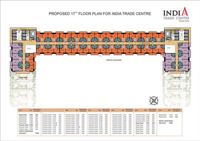 Project Image of 550.0 - 650.0 Sq.ft 1 BHK Apartment for buy in Omaxe India Trade Centre