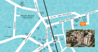 Project Image of 325.5 - 530.45 Sq.ft 1 BHK Apartment for buy in Prithvi Anand Kuber Complex Phase 1