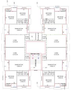 Project Image of 622.48 - 759.39 Sq.ft 2 BHK Apartment for buy in Giriraj Shukan A B C